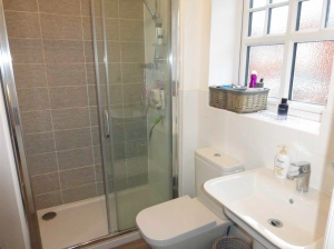 Detached Support Living Services Modern Bathroom